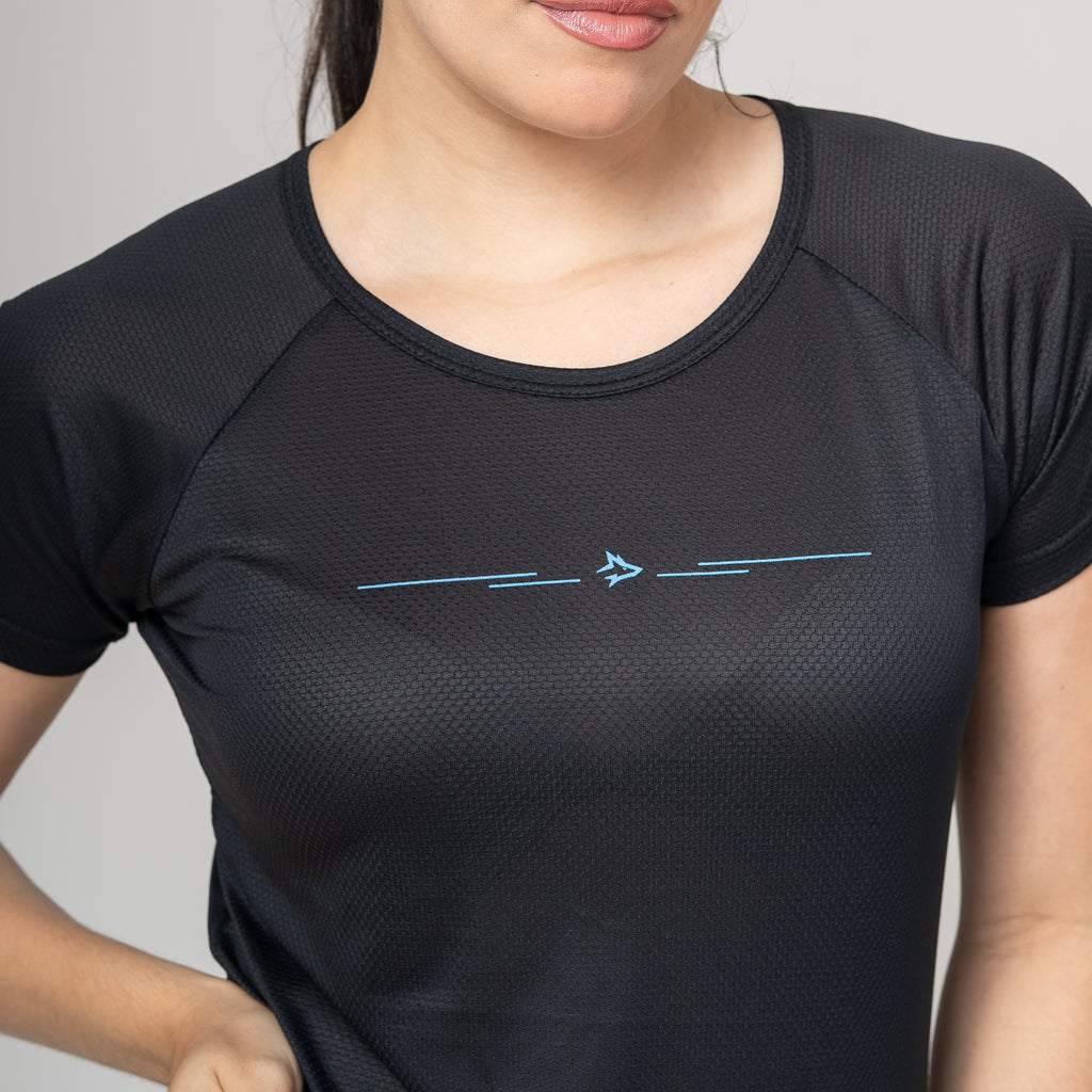 Camiseta Feminina Dry Fit Lupus Vector Preto