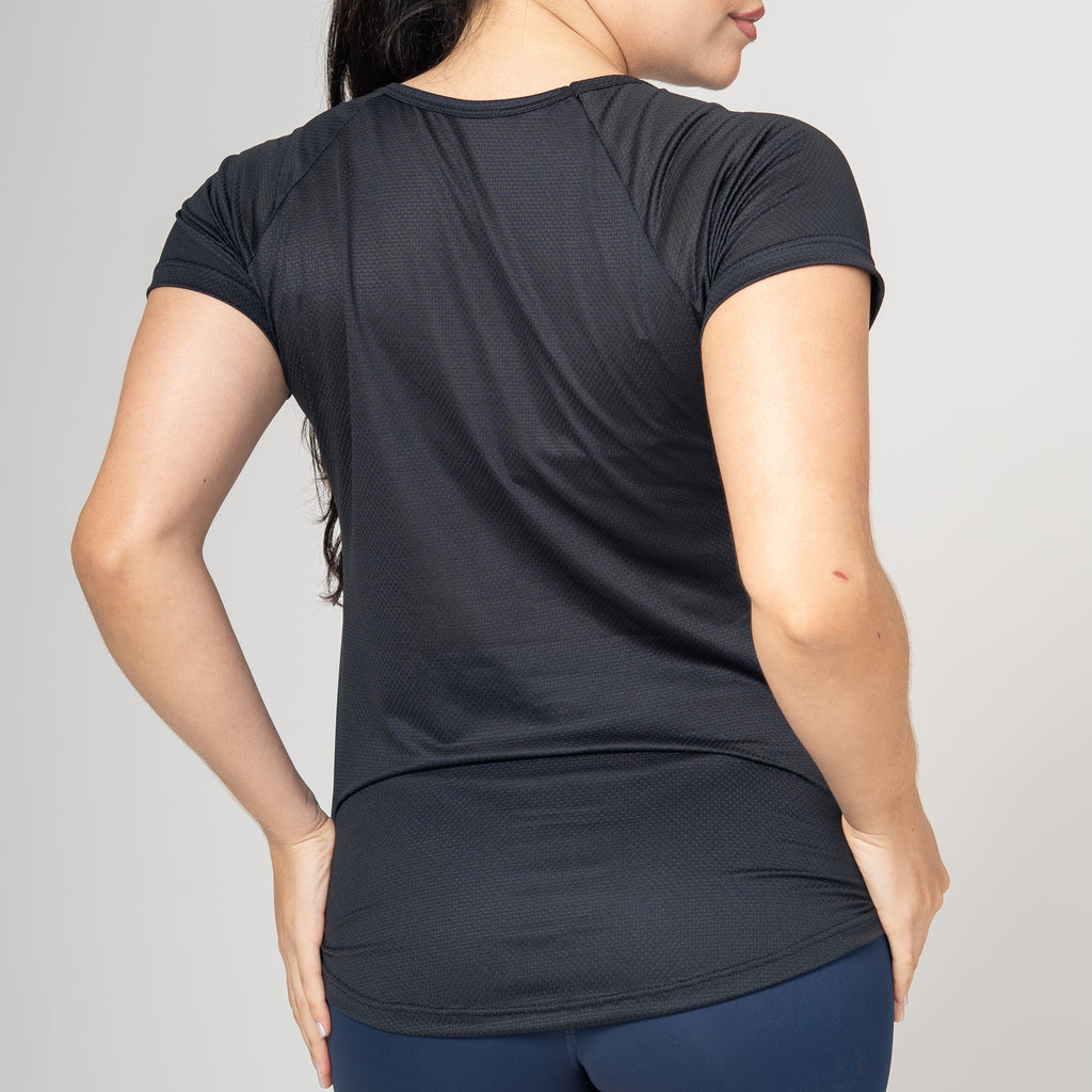 Camiseta Feminina Dry Fit Lupus Vector Preto