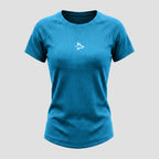 Camiseta Feminina Dry Fit Middle Lupus Azul Safira