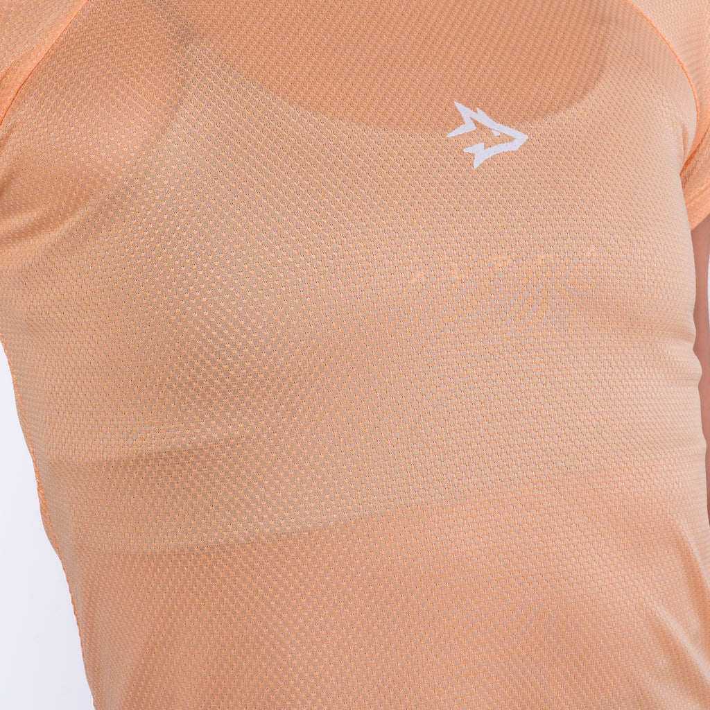 Camiseta Feminina Dry Fit Middle Lupus Coral Suave