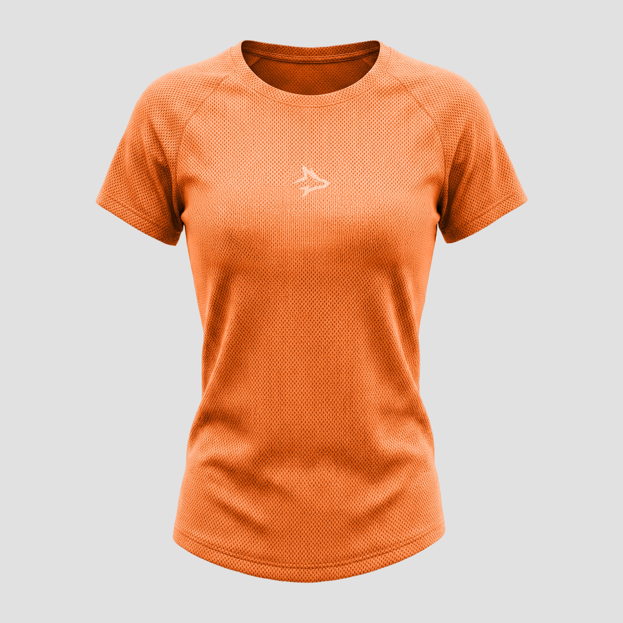 Camiseta Feminina Dry Fit Middle Lupus Laranja