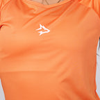 Camiseta Feminina Dry Fit Middle Lupus Laranja
