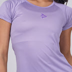 Camiseta Feminina Dry Fit Middle Lupus Lilás Malva