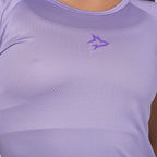 Camiseta Feminina Dry Fit Middle Lupus Lilás Malva