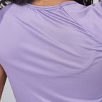 Camiseta Feminina Dry Fit Middle Lupus Lilás Malva