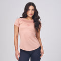 Camiseta Feminina Dry Fit Middle Lupus Marrom Cappuccino