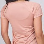 Camiseta Feminina Dry Fit Middle Lupus Marrom Cappuccino