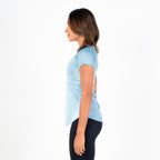 Camiseta Feminina Dry Fit New Horizon Azul Céu