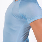 Camiseta Feminina Dry Fit New Horizon Azul Céu