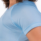 Camiseta Feminina Dry Fit New Horizon Azul Céu