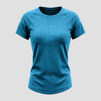 Camiseta Feminina Dry Fit New Horizon Azul Safira