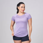 Camiseta Feminina Dry Fit New Horizon Lilás Malva