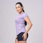 Camiseta Feminina Dry Fit New Horizon Lilás Malva