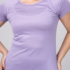 Camiseta Feminina Dry Fit New Horizon Lilás Malva