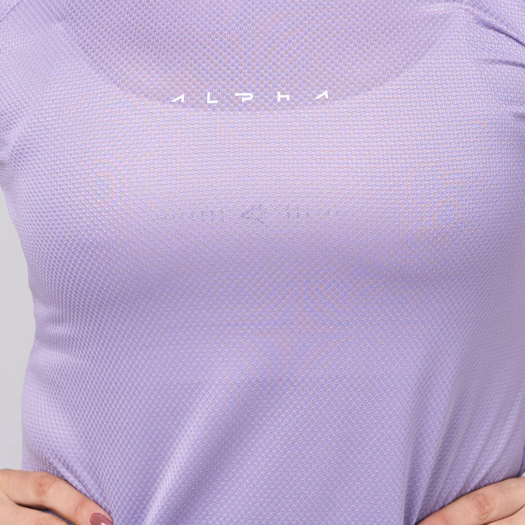 Camiseta Feminina Dry Fit New Horizon Lilás Malva