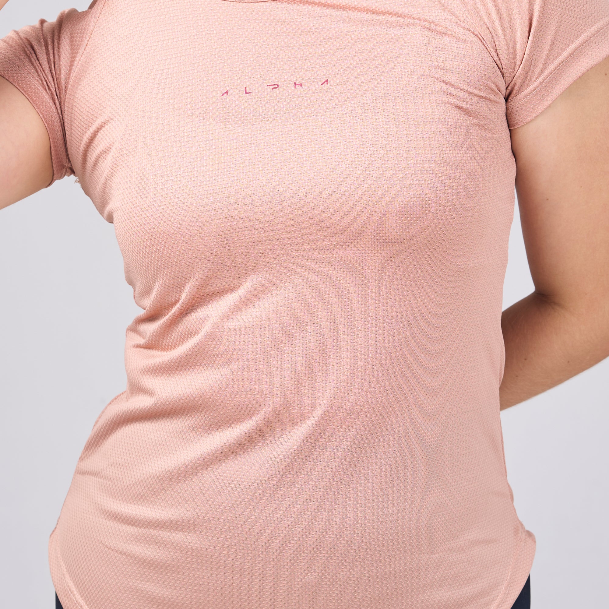 Camiseta Feminina Dry Fit New Horizon Marrom Cappuccino