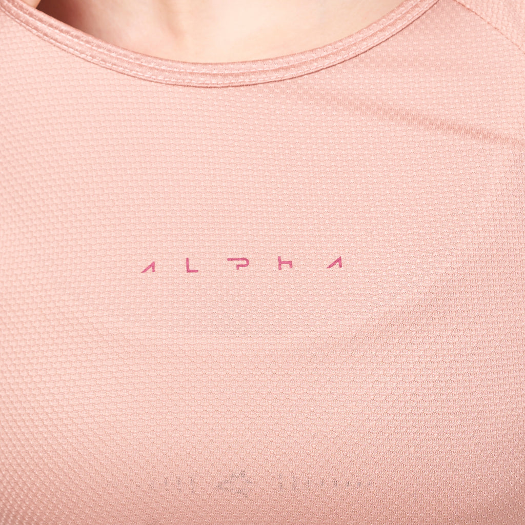 Camiseta Feminina Dry Fit New Horizon Marrom Cappuccino