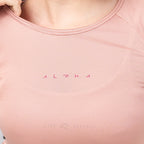 Camiseta Feminina Dry Fit New Horizon Marrom Cappuccino