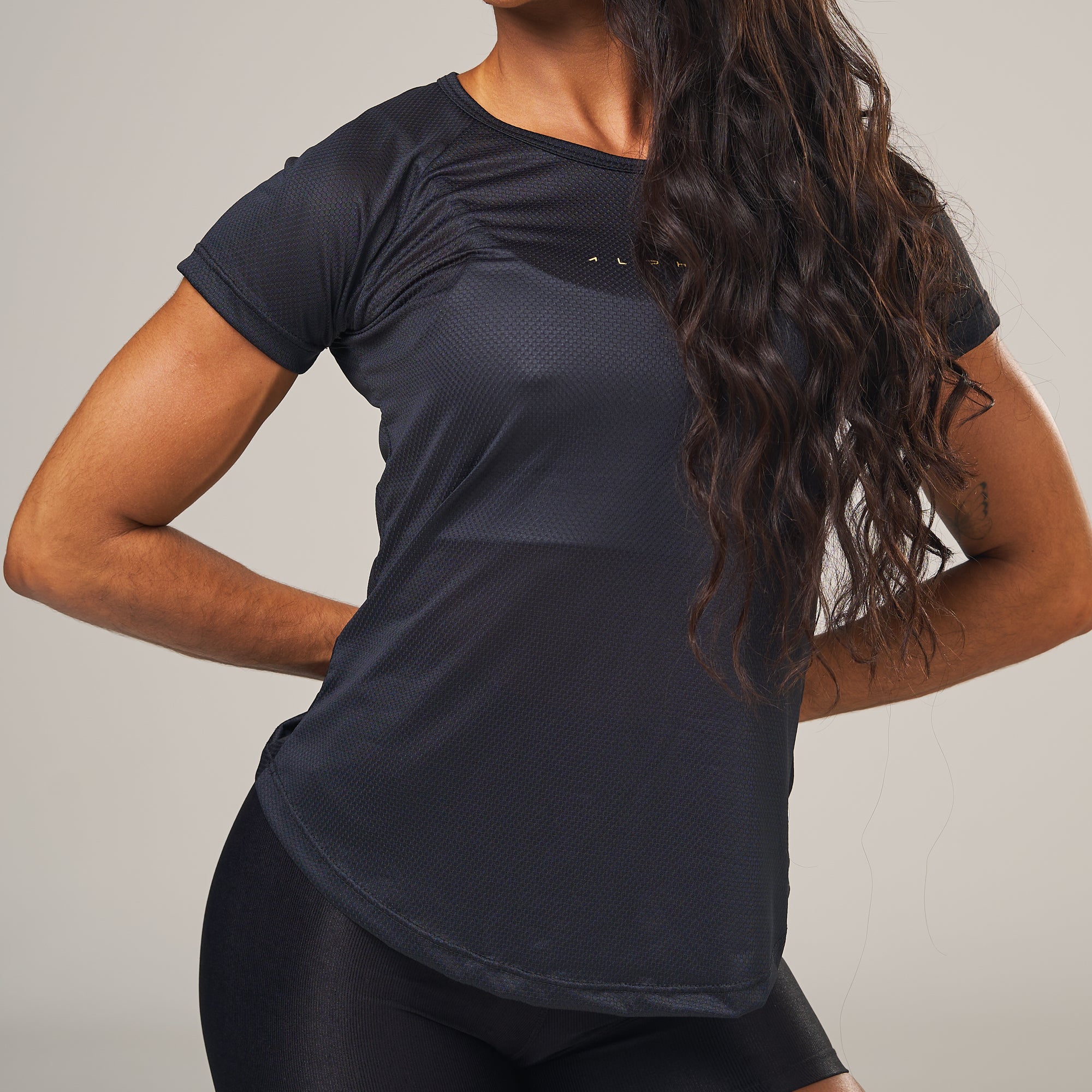 Camiseta Feminina Dry Fit New Horizon Preto