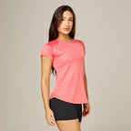 Camiseta Feminina Dry Fit New Horizon Rosa Paraiso