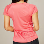 Camiseta Feminina Dry Fit New Horizon Rosa Paraiso
