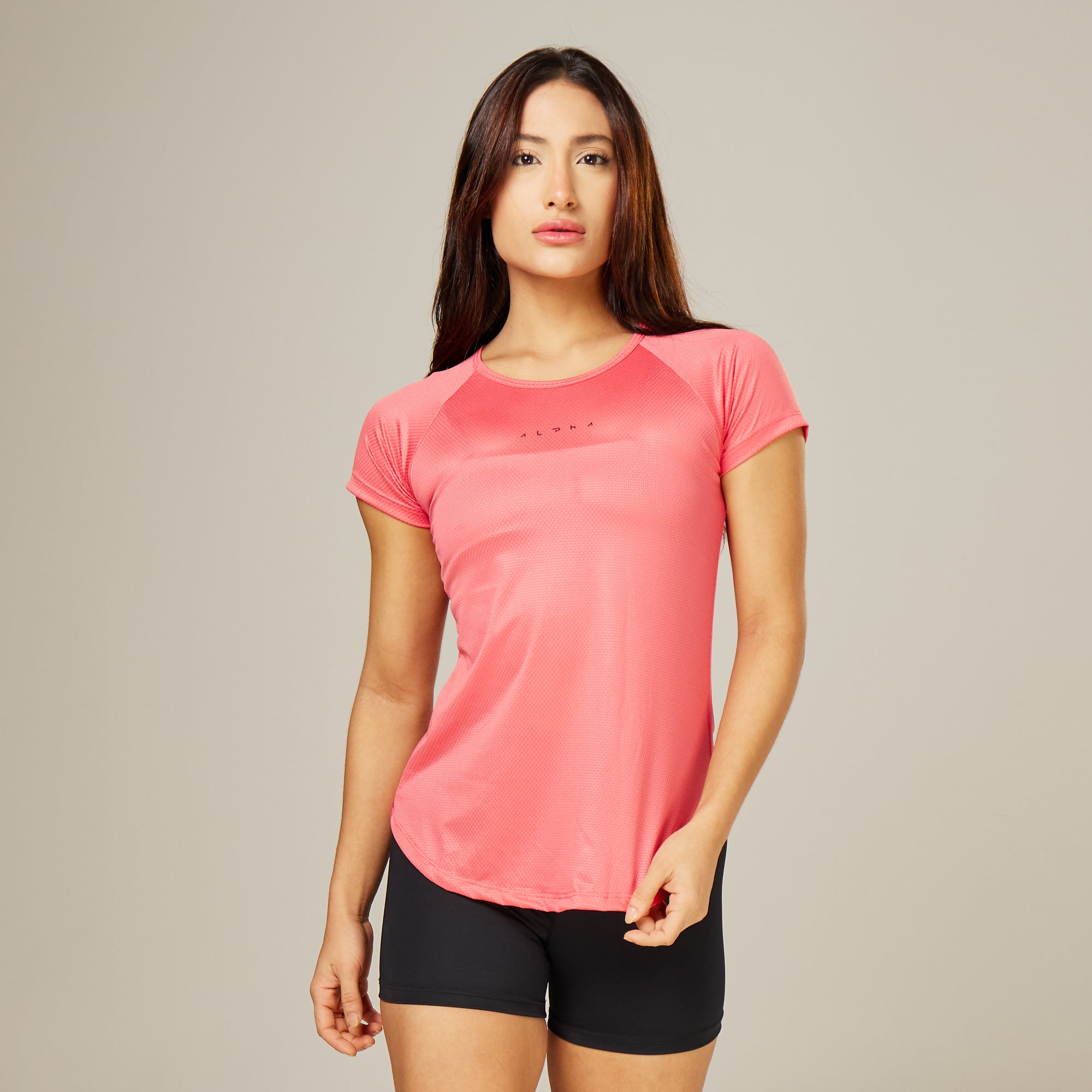 Camiseta Feminina Dry Fit New Horizon Rosa Paraiso