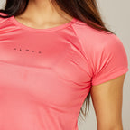 Camiseta Feminina Dry Fit New Horizon Rosa Paraiso