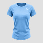 Camiseta Feminina Dry Fit New Lupus Azul Céu