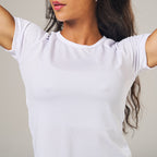 Camiseta Feminina Dry Fit New Lupus Back Branco