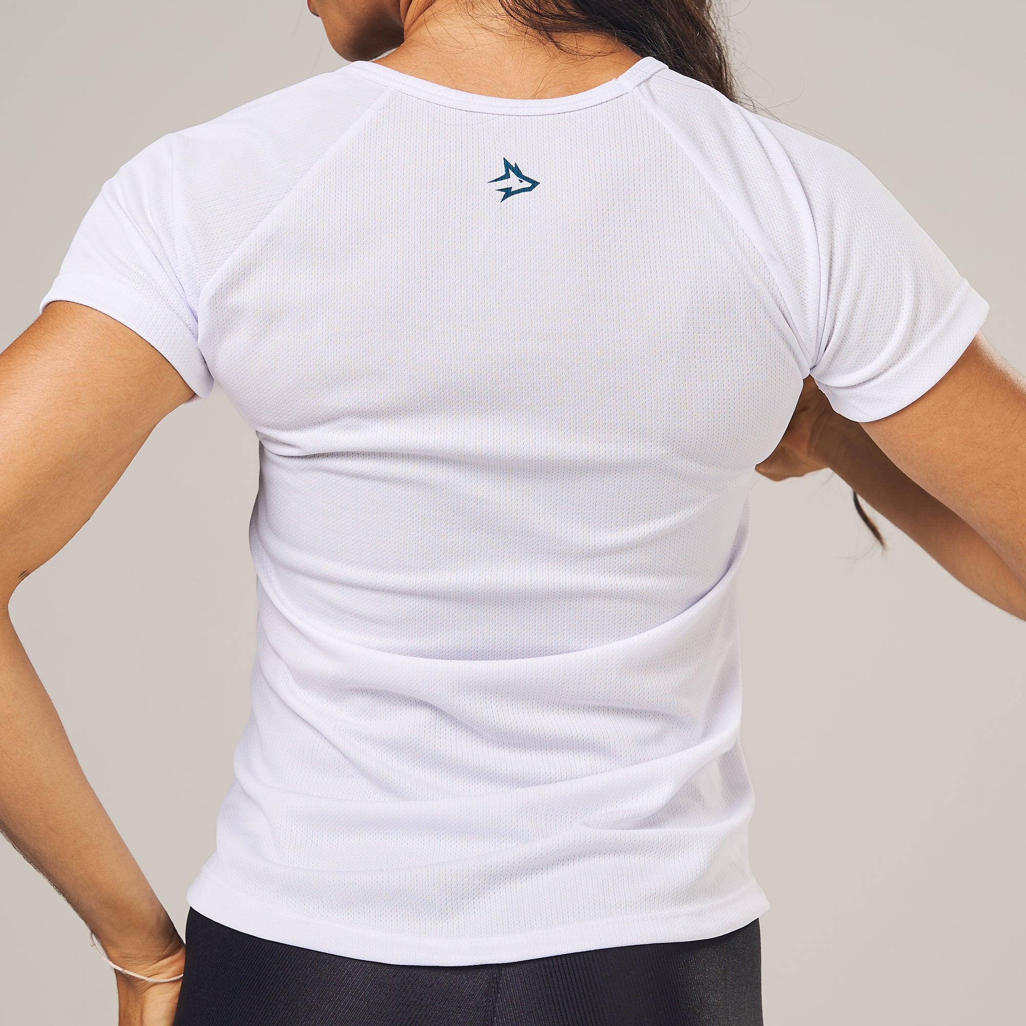 Camiseta Feminina Dry Fit New Lupus Back Branco