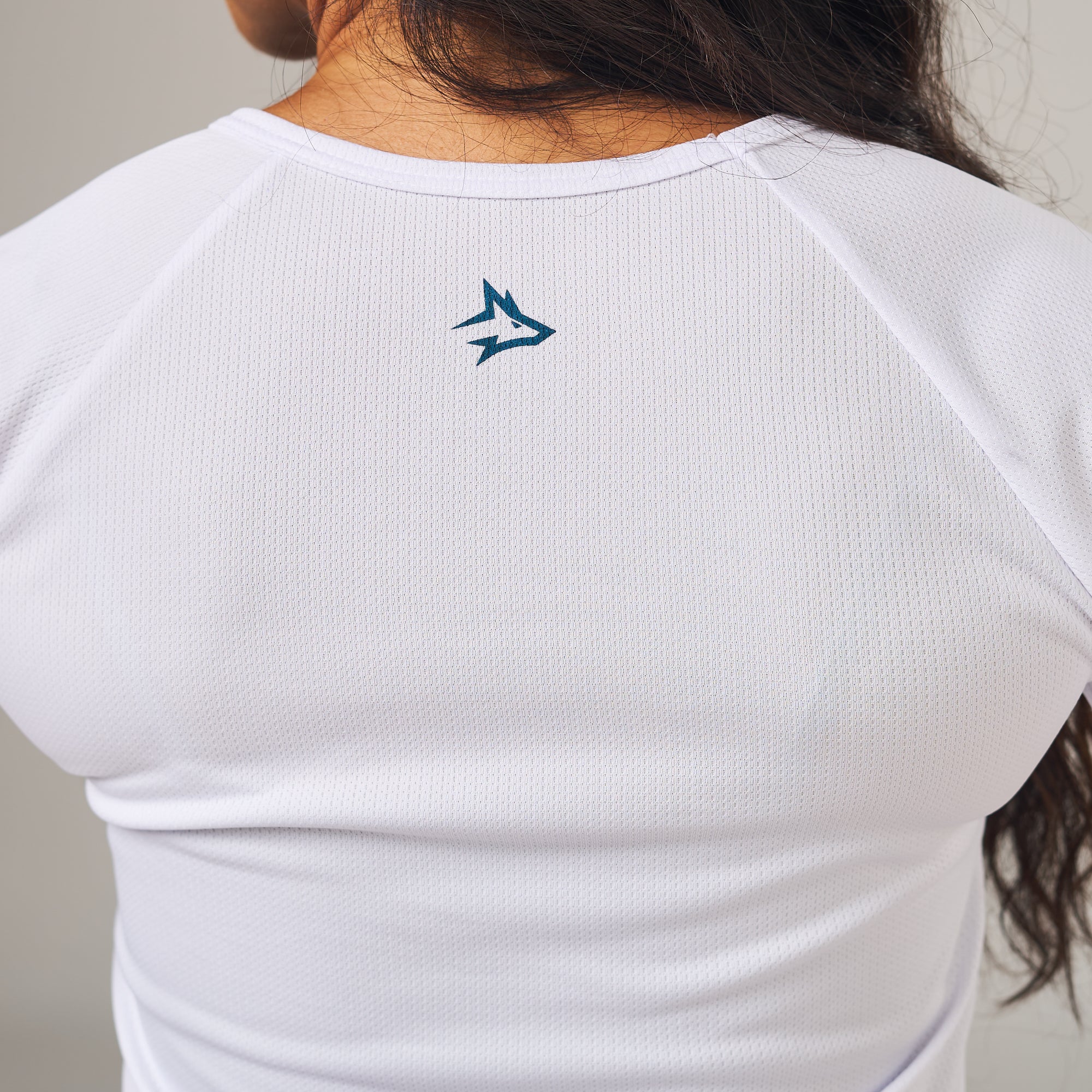 Camiseta Feminina Dry Fit New Lupus Back Branco