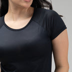 Camiseta Feminina Dry Fit New Lupus Back Preto