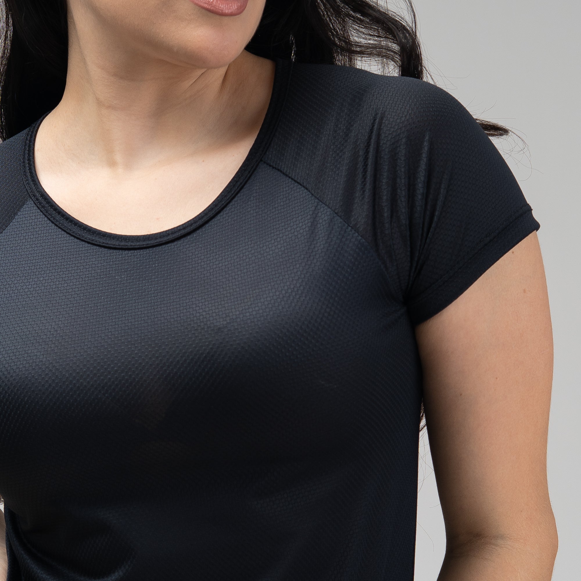 Camiseta Feminina Dry Fit New Lupus Back Preto