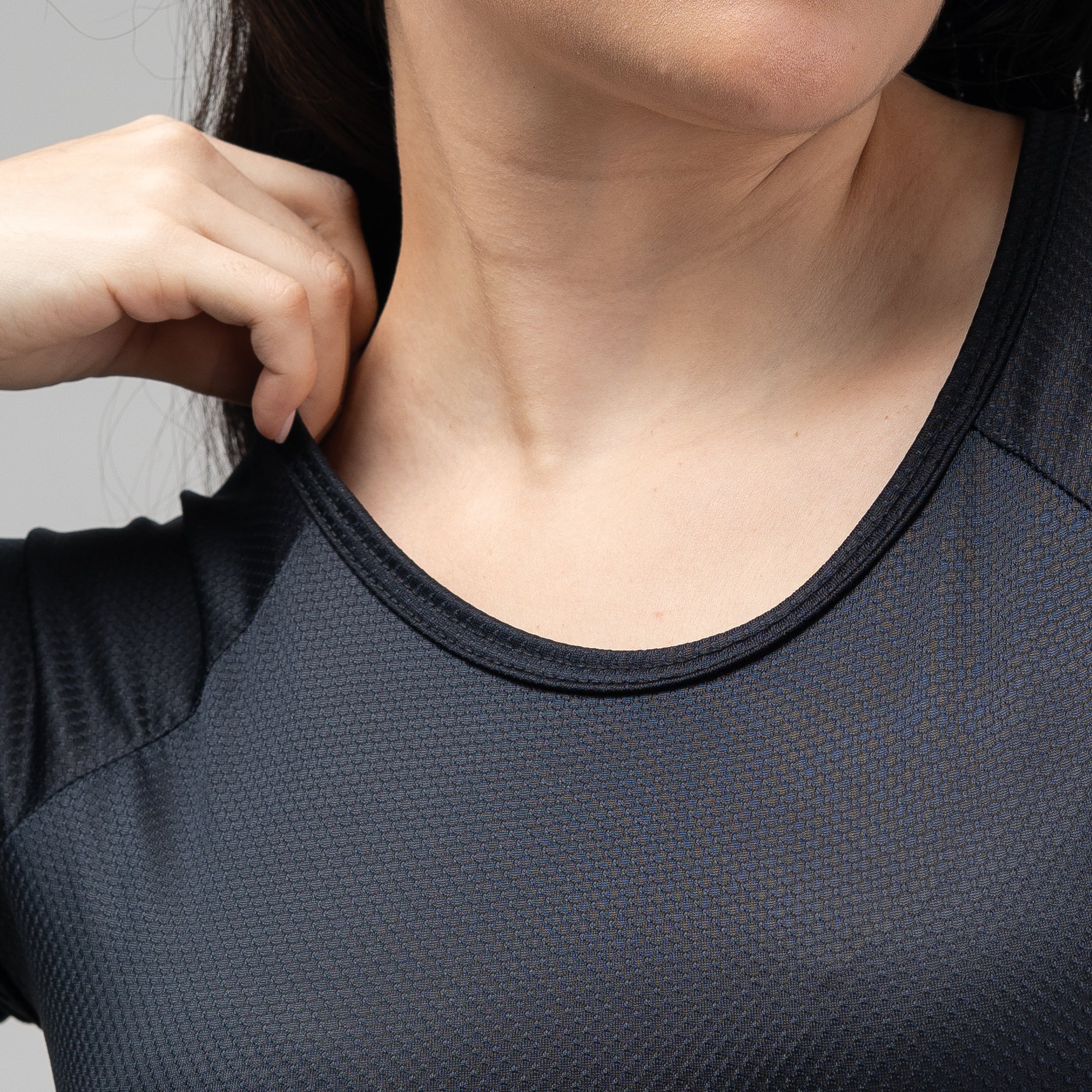 Camiseta Feminina Dry Fit New Lupus Back Preto
