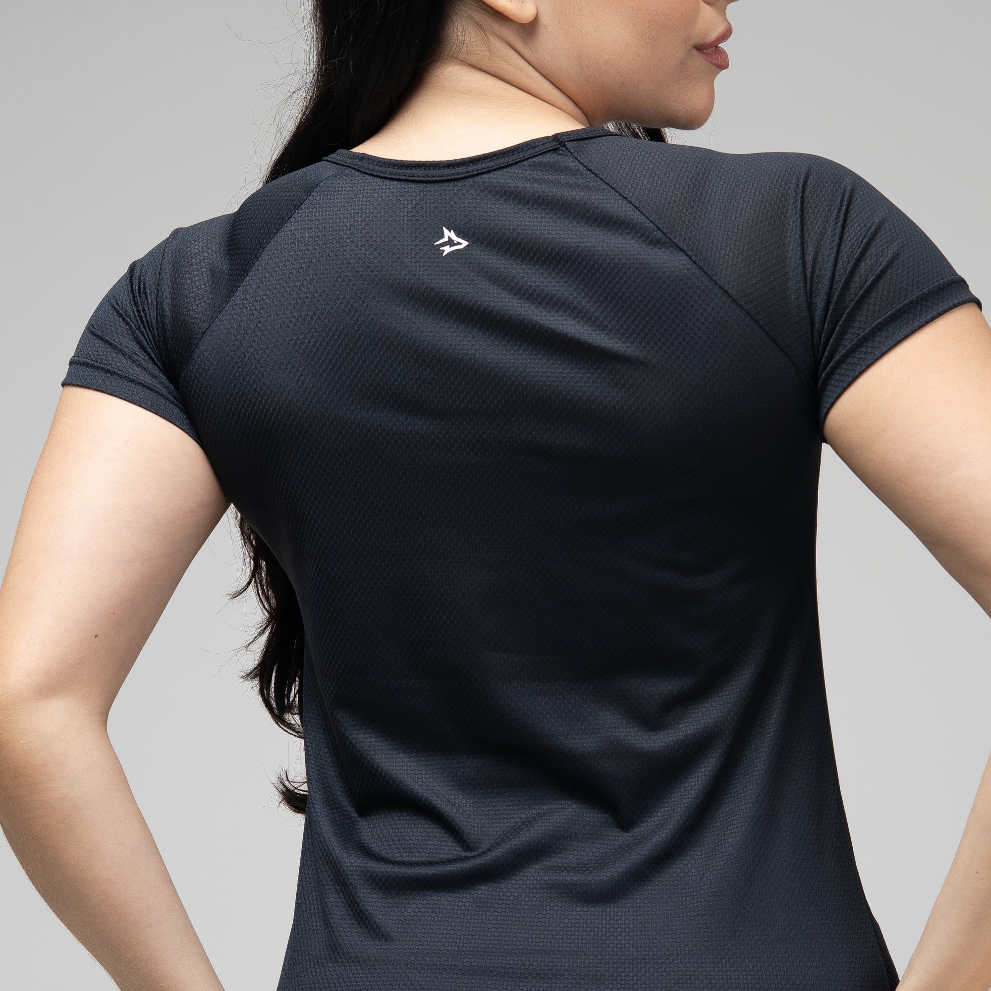 Camiseta Feminina Dry Fit New Lupus Back Preto