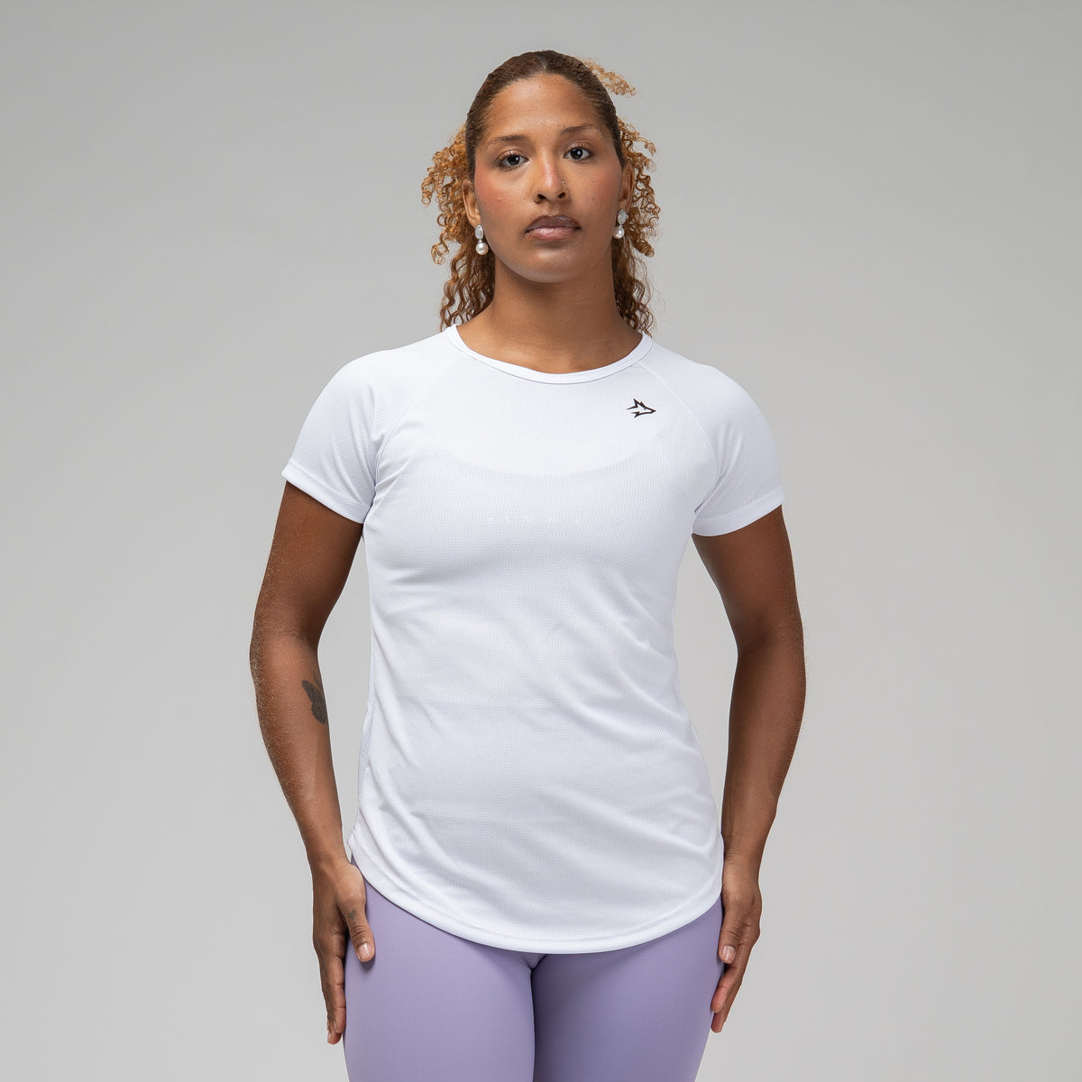 Camiseta Feminina Dry Fit New Lupus Branco