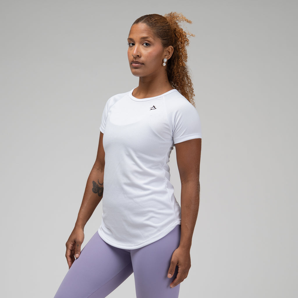 Camiseta Feminina Dry Fit New Lupus Branco