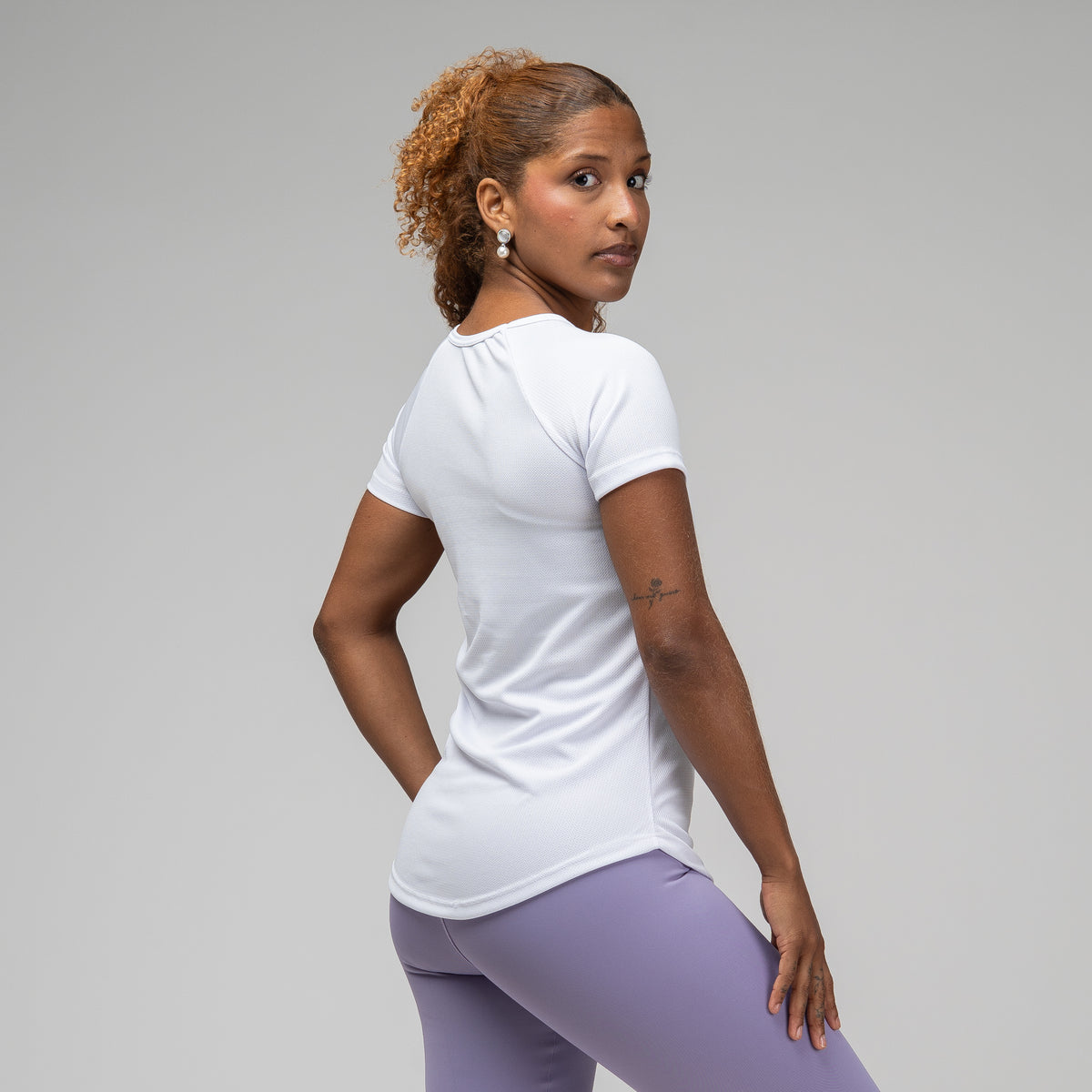 Camiseta Feminina Dry Fit New Lupus Branco