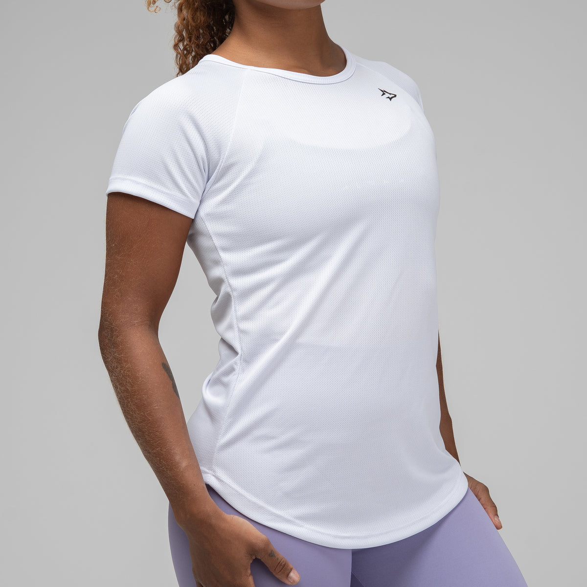 Camiseta Feminina Dry Fit New Lupus Branco