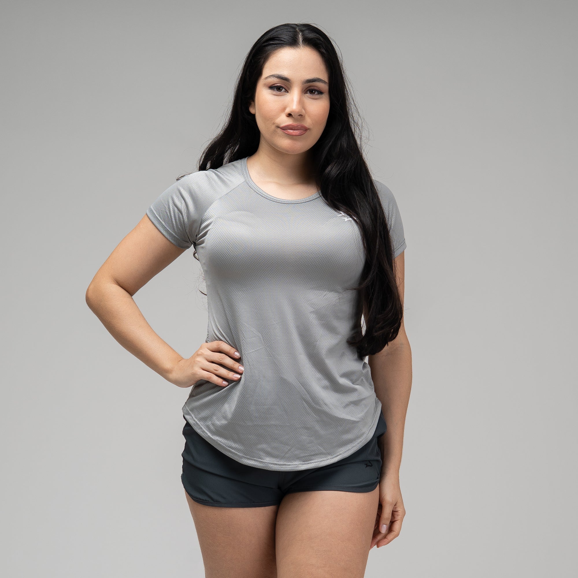 Camiseta Feminina Dry Fit New Lupus Cinzinho