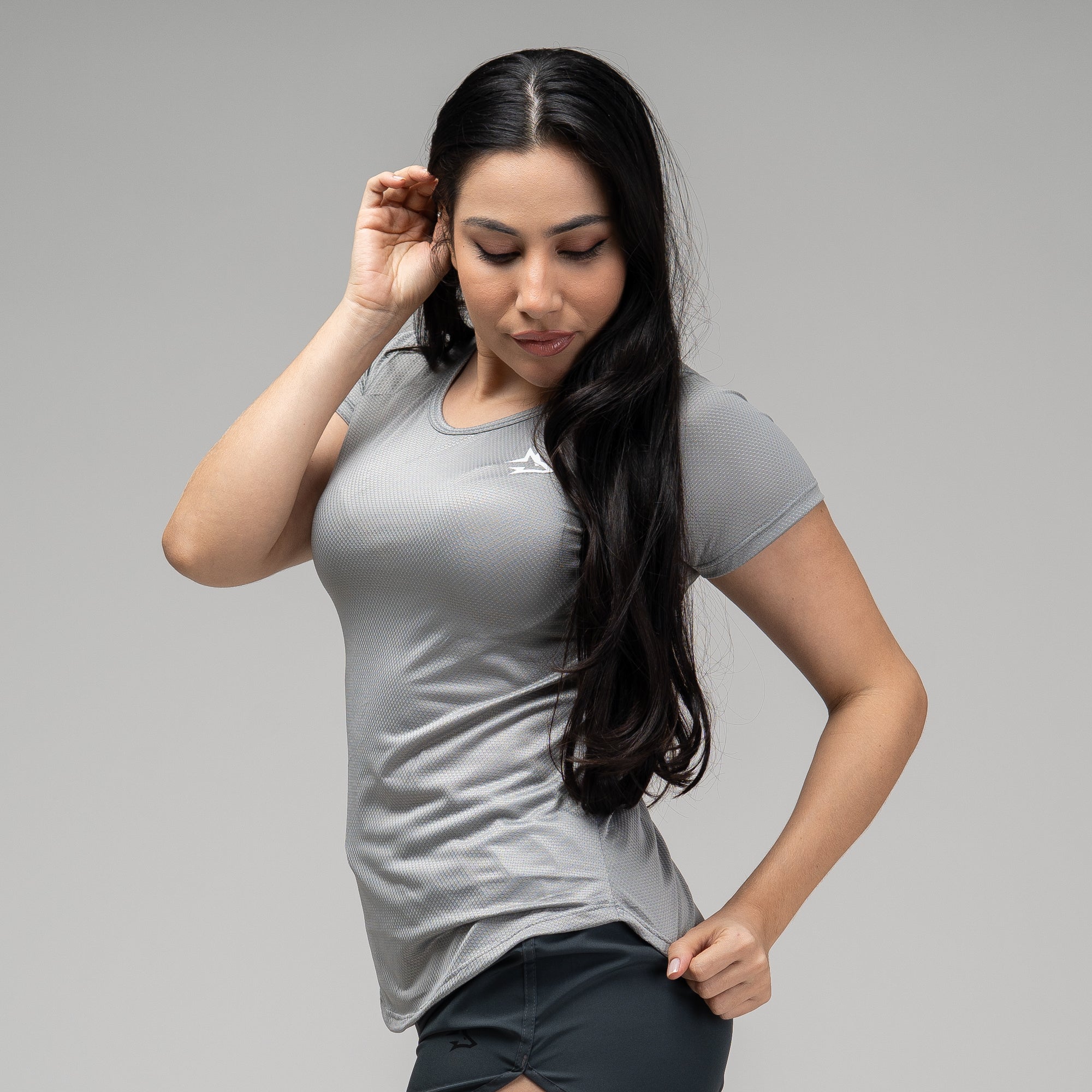 Camiseta Feminina Dry Fit New Lupus Cinzinho