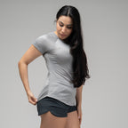 Camiseta Feminina Dry Fit New Lupus Cinzinho