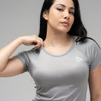 Camiseta Feminina Dry Fit New Lupus Cinzinho