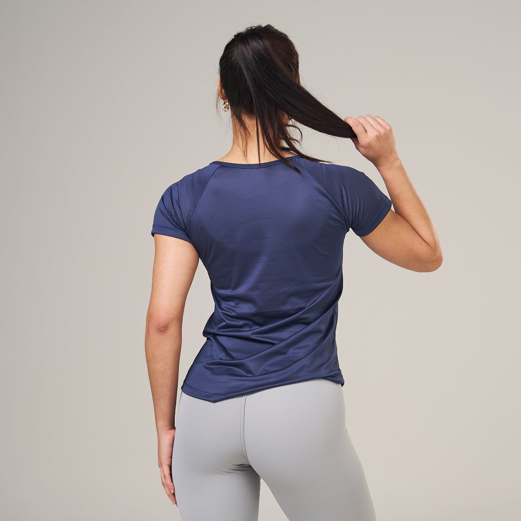 Camiseta Feminina Dry Fit New Lupus Marinho