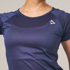 Camiseta Feminina Dry Fit New Lupus Marinho