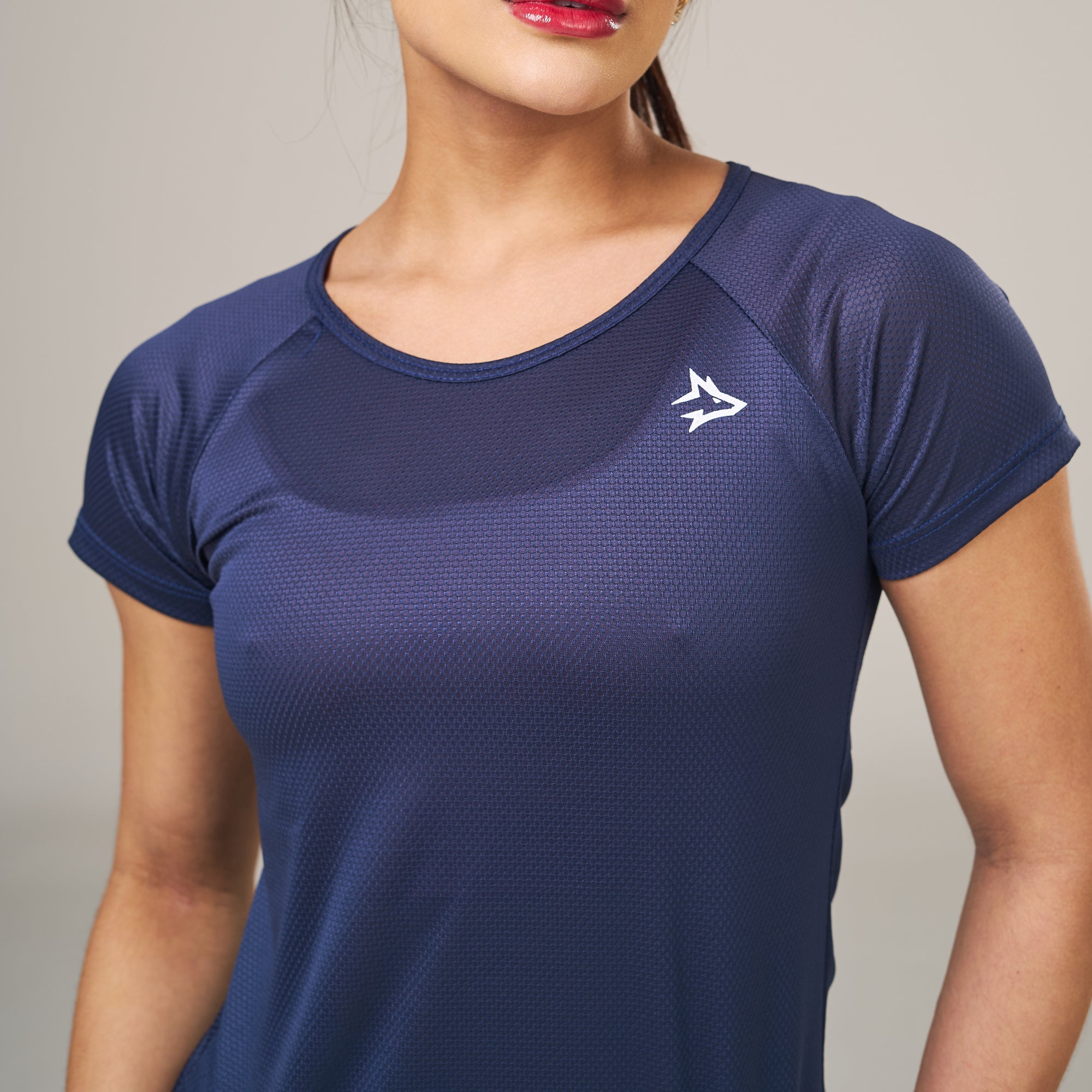 Camiseta Feminina Dry Fit New Lupus Marinho