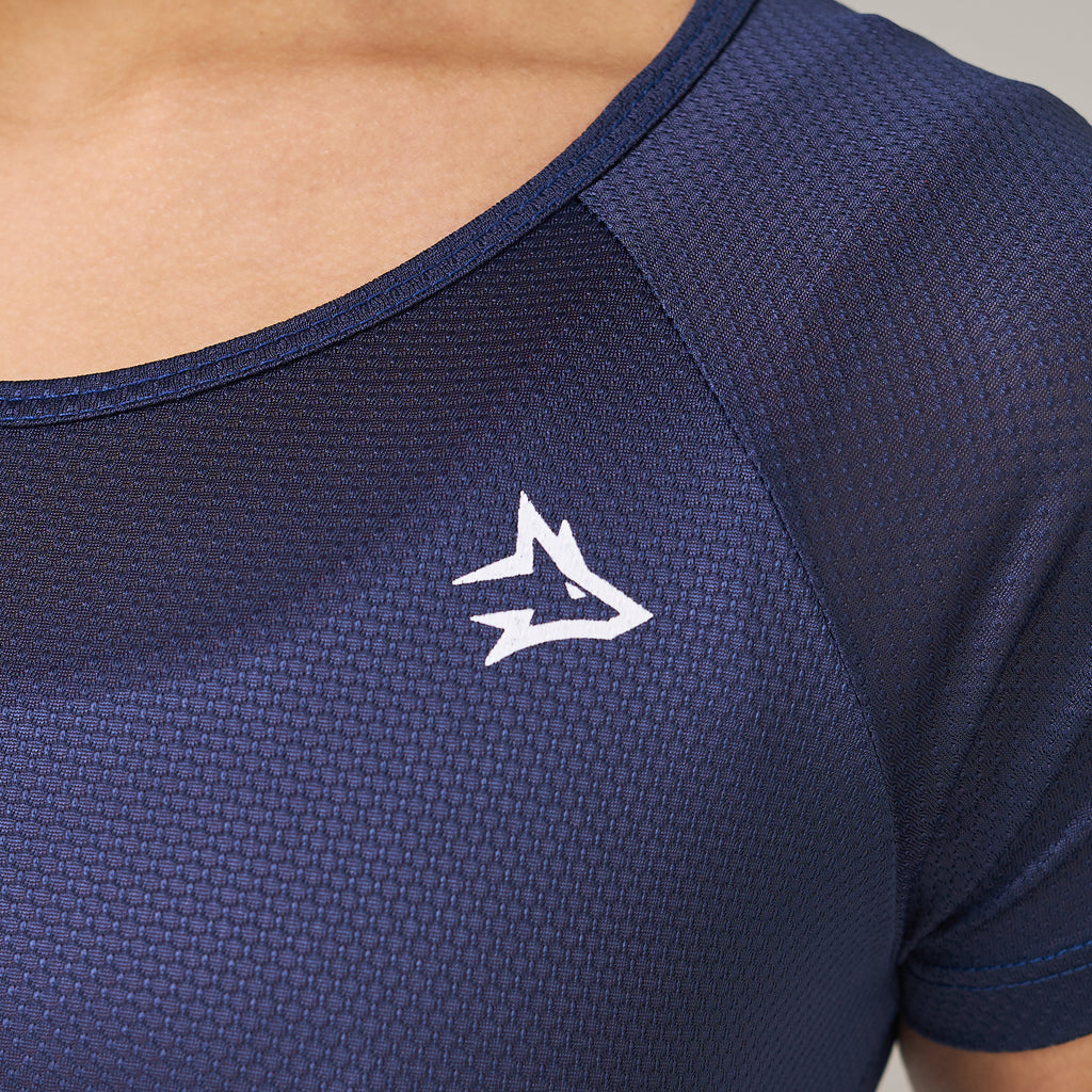 Camiseta Feminina Dry Fit New Lupus Marinho