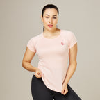 Camiseta Feminina Dry Fit New Lupus Rosa Claro