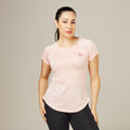 Camiseta Feminina Dry Fit New Lupus Rosa Claro