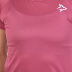 Camiseta Feminina Dry Fit New Lupus Rosa Rouge